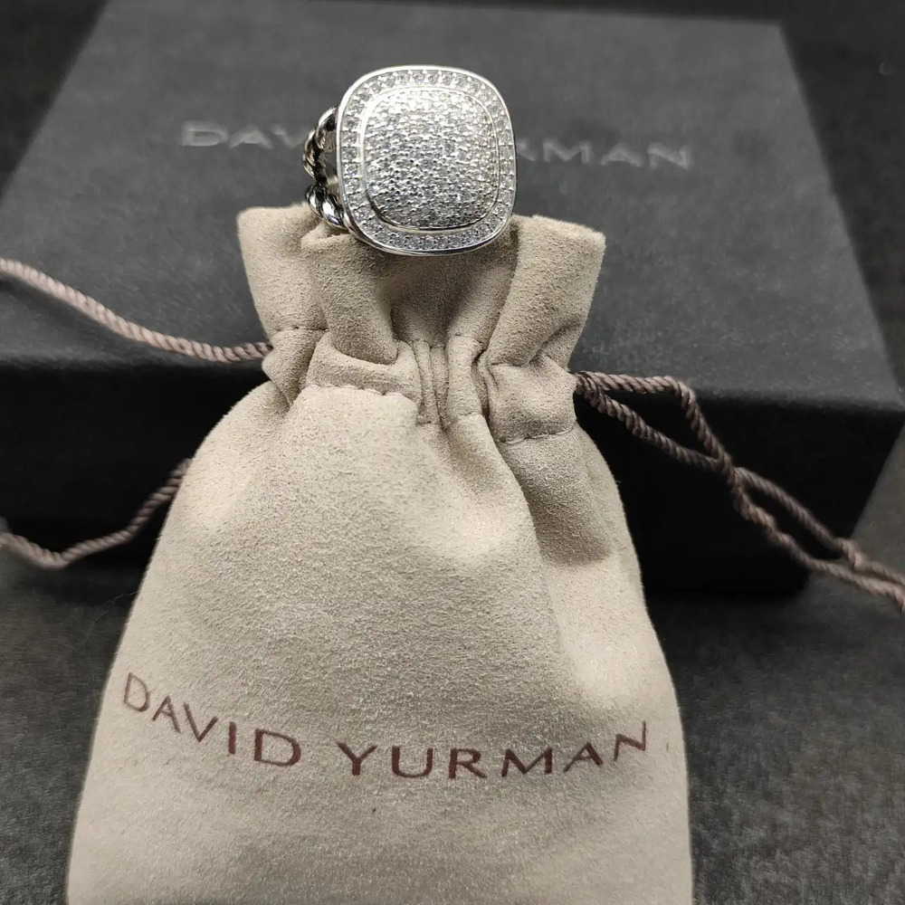 David Yurman Square Diamond Ring